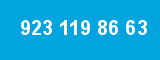 923 119 86 63 923 119 86 63